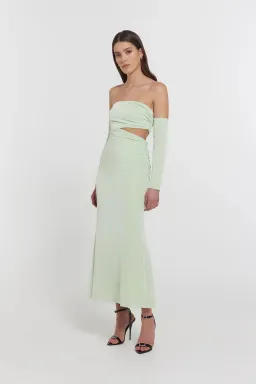 Kianna Gordon Dress in Mint Green Size AUS 6 for rent on The Volte - image 1