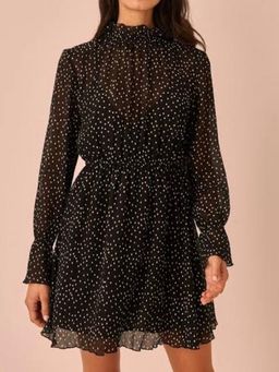 The Fifth Label Assemblage Long Sleeve Mini Dress Black Size 8 for rent on The Volte - image 2