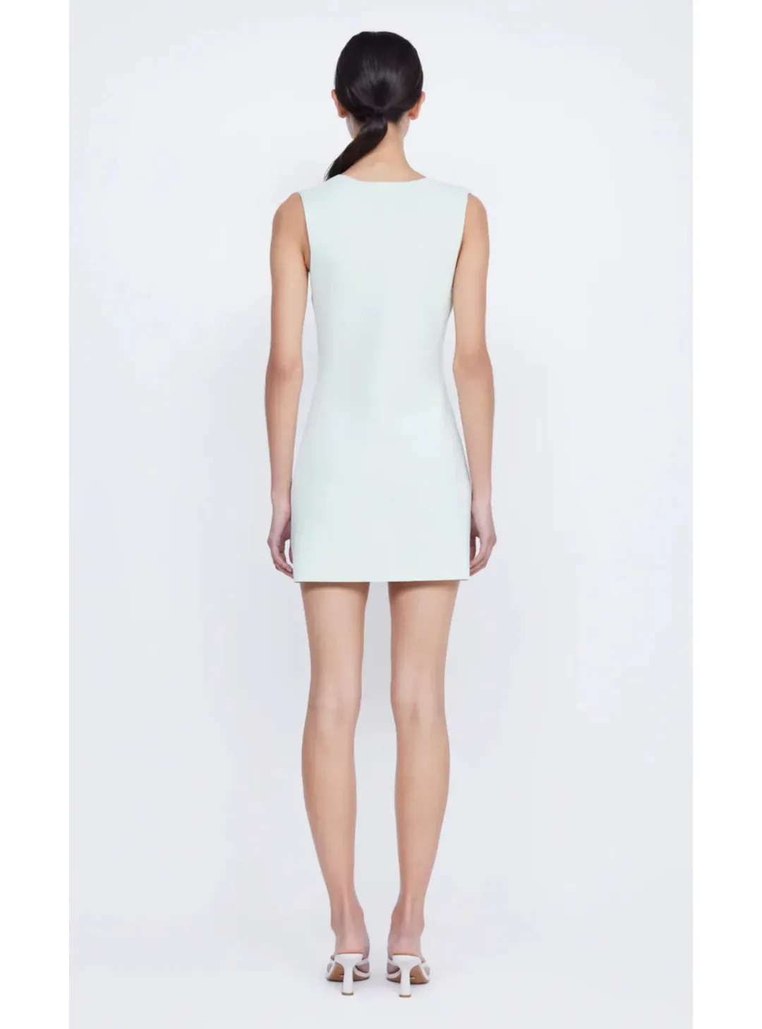 Bec & Bridge Ilora Knit Mini Dress Mint Size AU 10 for rent on The Volte - main image