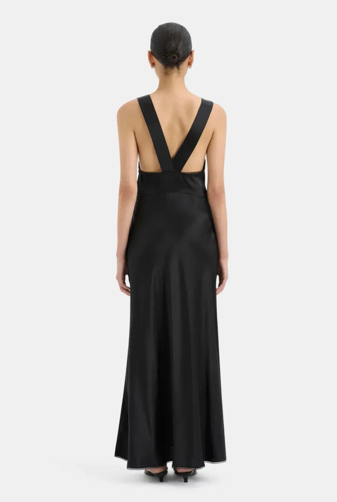 Sir the Label Aries Cut Out Gown Black Size 0 / AU 6 for rent on The Volte - main image