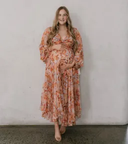 Acler Astone Dress Lilac Blush Size 12 for rent on The Volte - image 1