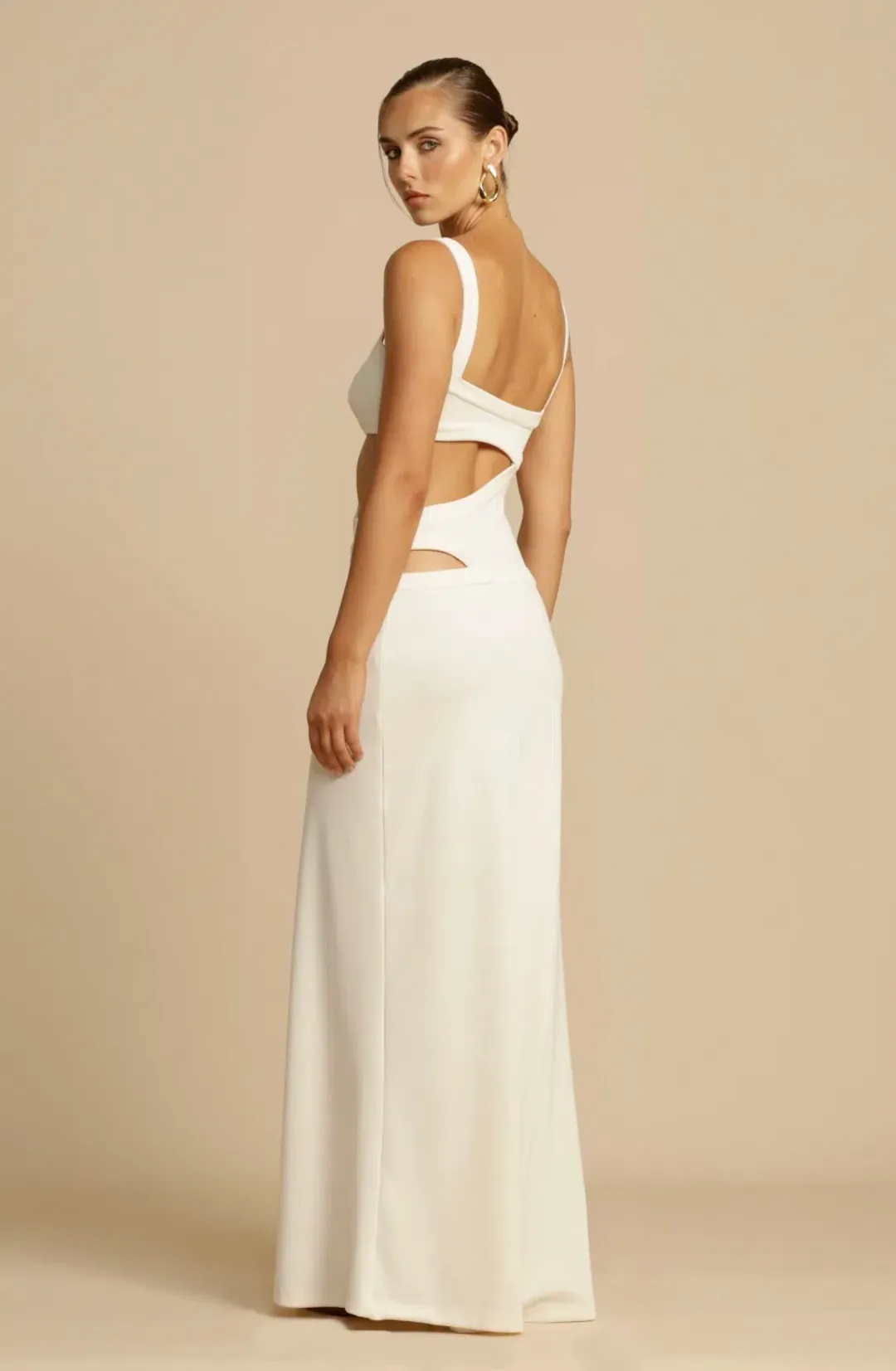 Arcina Ori Jetta Maxi Dress White Size S/Au 8 for rent on The Volte - main image
