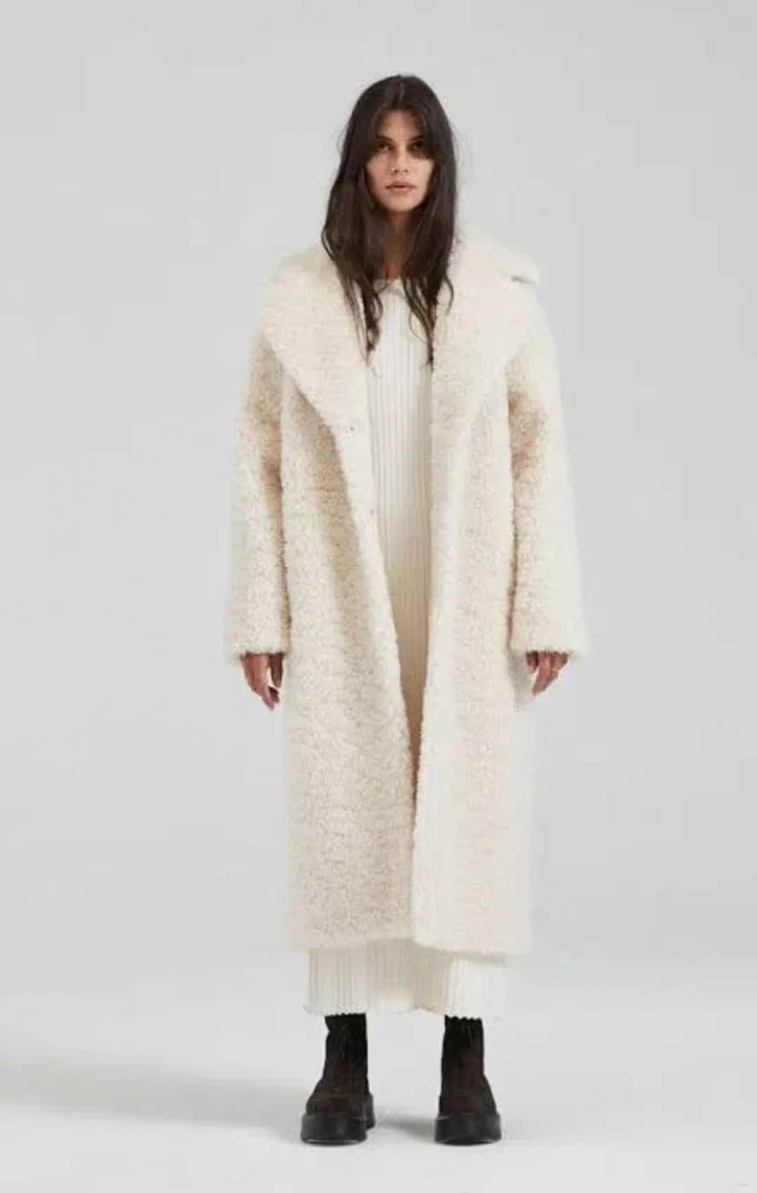 Friends with Frank Henrietta Coat Cream Size 8 for rent on The Volte - main image