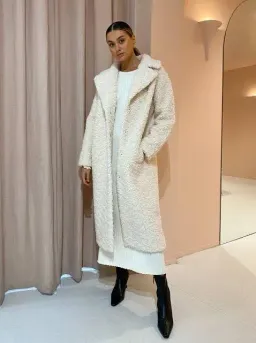 Friends with Frank Henrietta Coat Cream Size 8 for rent on The Volte - image 1