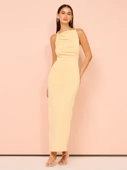 One Fell Swoop Elara Midi Dress Desert Sand Size 6 for rent on The Volte - image 1