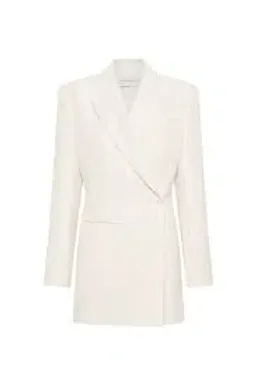 Camilla & Marc Riba Mini Blazer Dress in Cream Size 8 for rent on The Volte - image 3