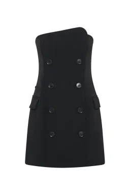 Camilla & Marc  Izola Tailored Mini Dress in Black Size 10 for rent on The Volte - image 4