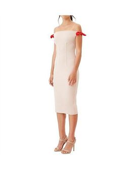 By Johnny Bare Shoulder Tie Dress for rent on The Volte - image 1