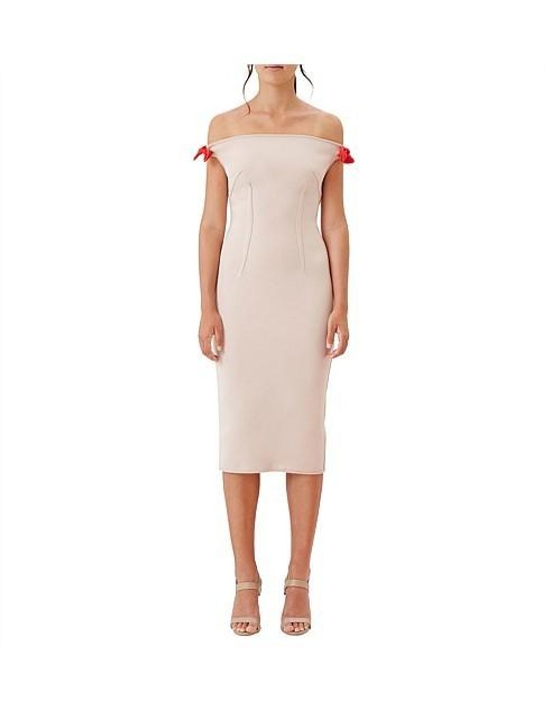 By Johnny Bare Shoulder Tie Dress for rent on The Volte - main image