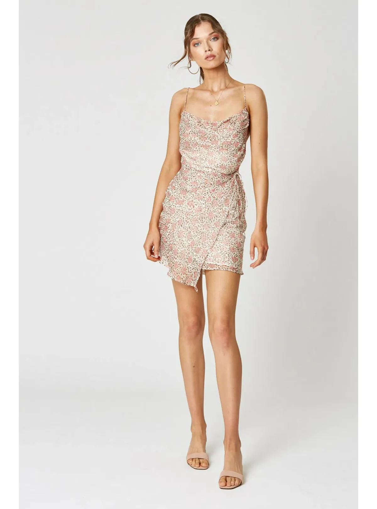 Winona Desert Rose Wrap Dress in Floral Size AU 8 for rent on The Volte - main image