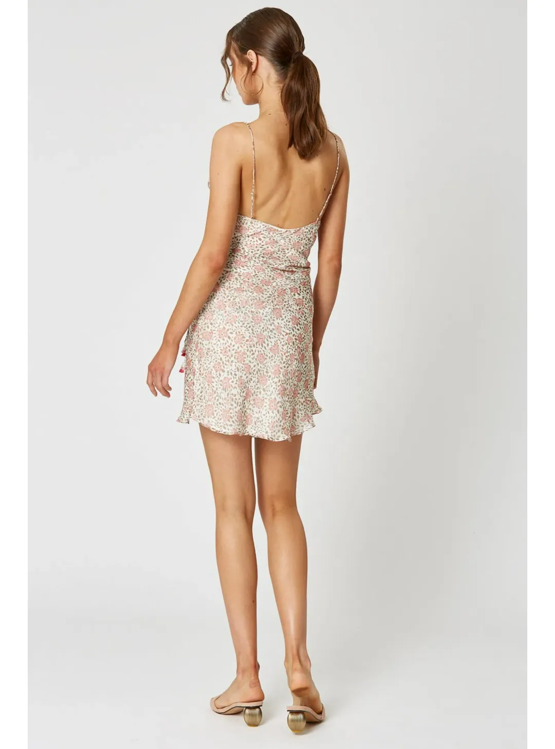 Winona Desert Rose Wrap Dress in Floral Size AU 8 for rent on The Volte - main image