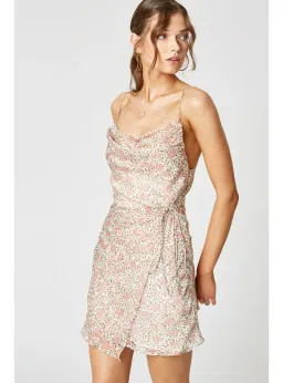 Winona Desert Rose Wrap Dress in Floral Size AU 8 for rent on The Volte - image 2