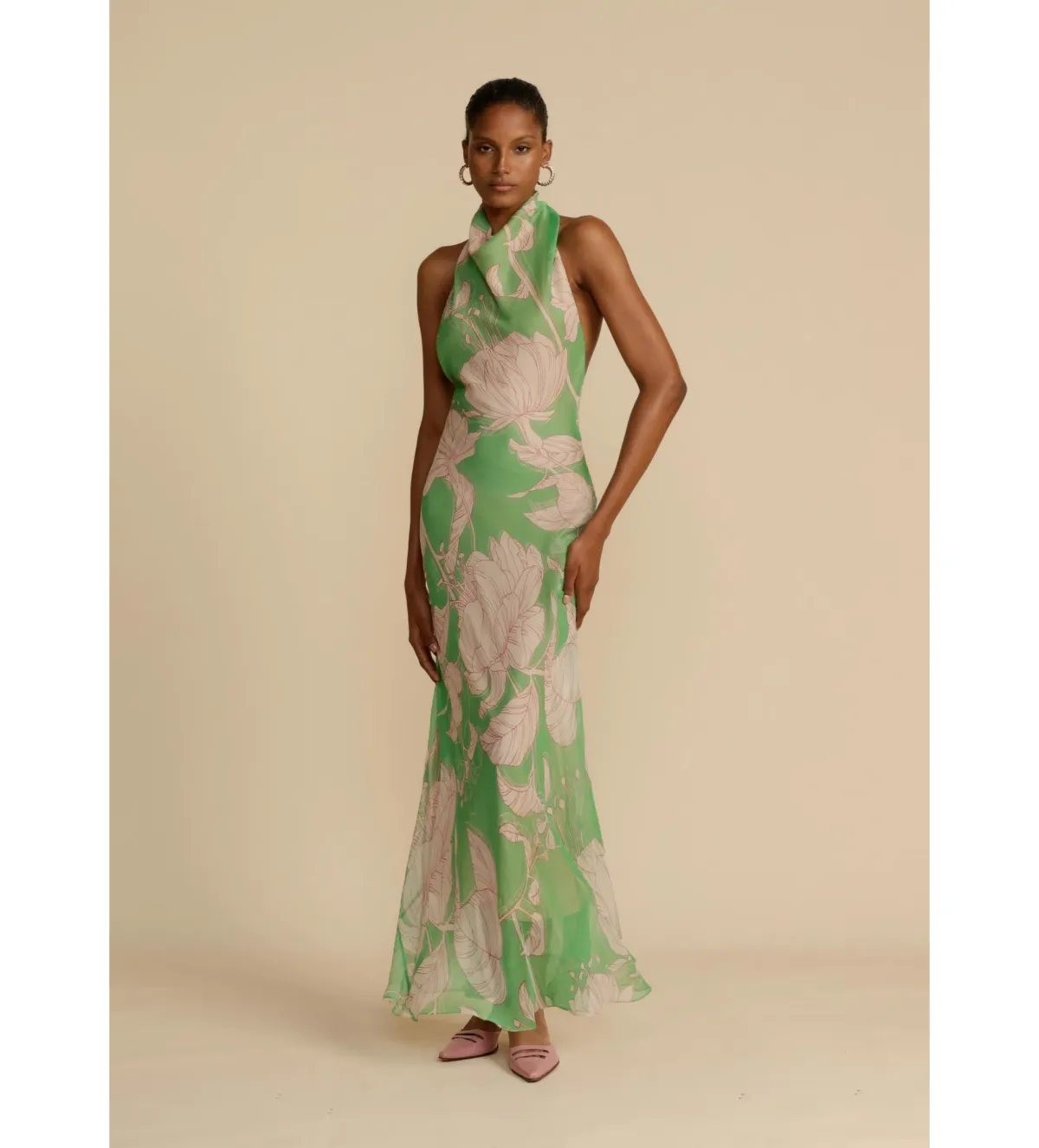 Arcini Ori Josefine Dress Spring Large Scale Floral Print Size AU 8  for rent on The Volte - main image