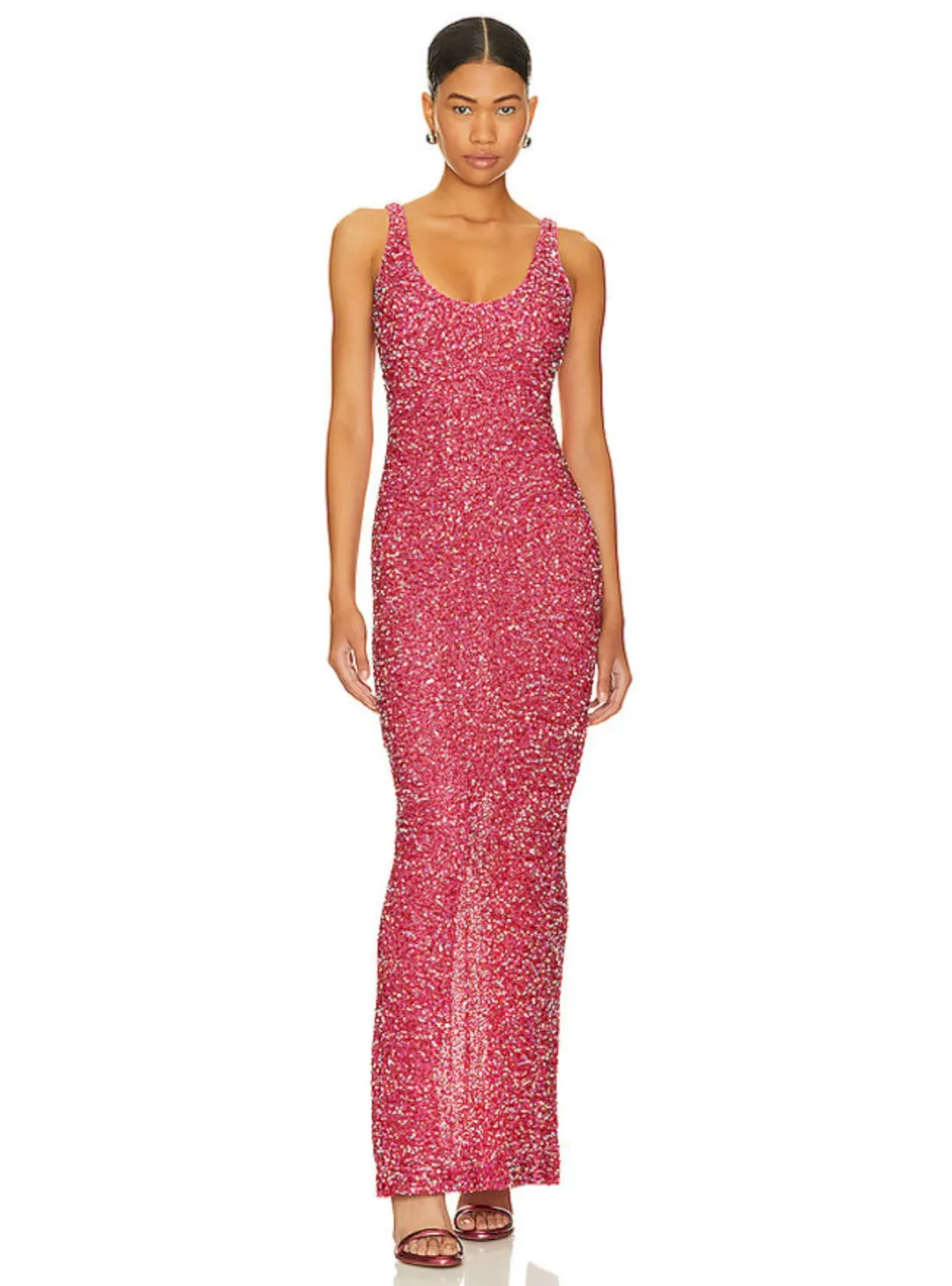 Nbd Janhvi Maxi Dress Pink Size Medium / Size AU 10 for rent on The Volte - main image