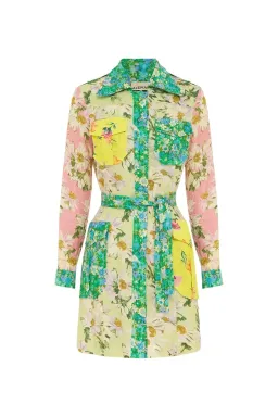 Alemais Kenzie Long Sleeve Shirt Dress Multi Size AU 6 for rent on The Volte - image 4