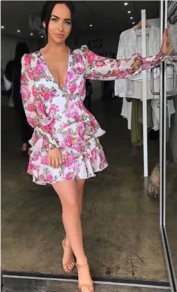 Keepsake the Label Oblivion Mini Dress Floral Size 8 for rent on The Volte - image 2