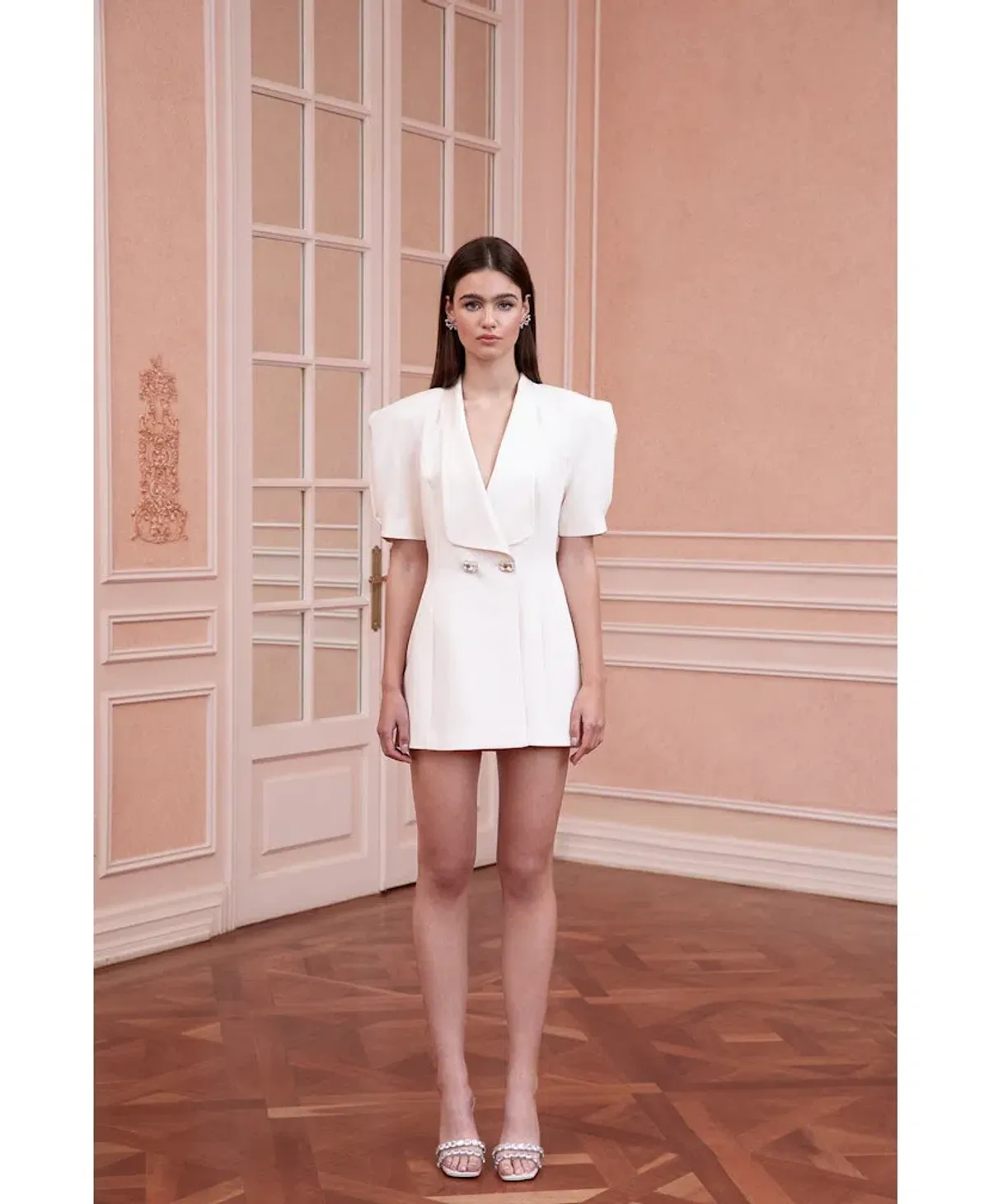 Nana Jacqueline Alila Mini Dress White Size 8 for rent on The Volte - main image