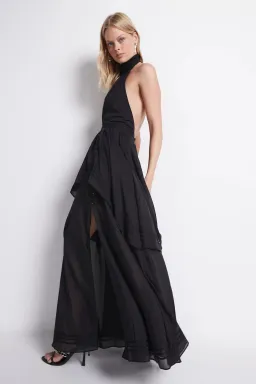 Aje Bungalow Sienna Dress Black Size 4  for rent on The Volte - image 2