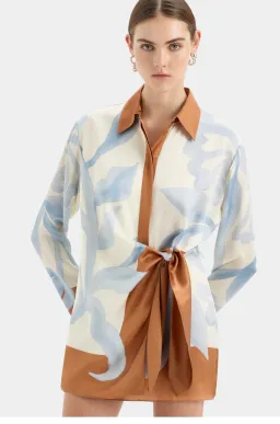 Sir The Label Sorrento Shirt Dress Multi Size 8  for rent on The Volte - image 2