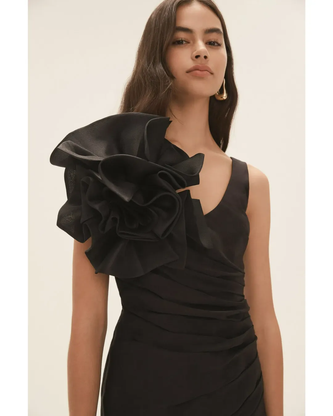 Aje Energy Mini Dress Black Size AU 8  for rent on The Volte - main image