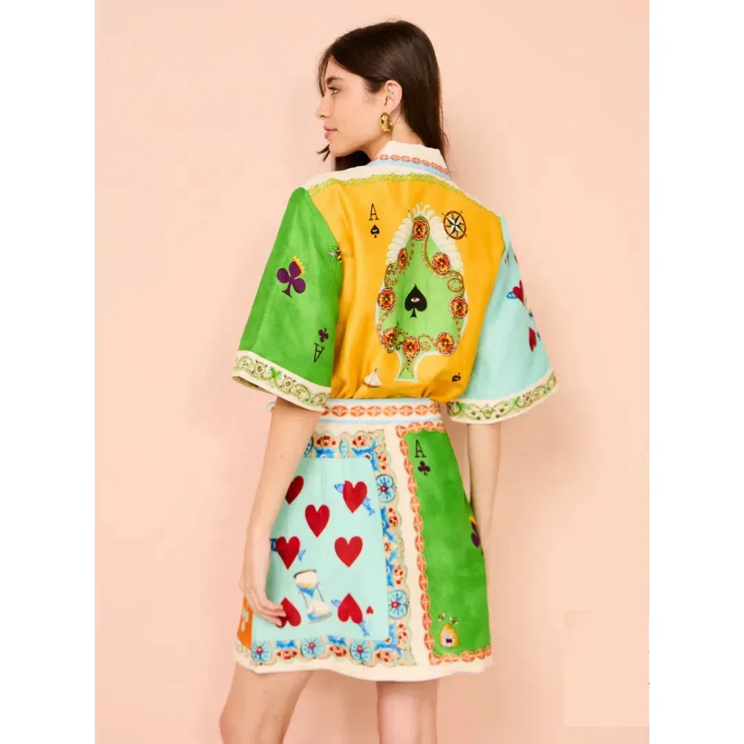Alemais Rummy Mini Dress In Multi Size 14 for rent on The Volte - main image