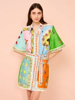Alemais Rummy Mini Dress In Multi Size 16 for rent on The Volte - image 2