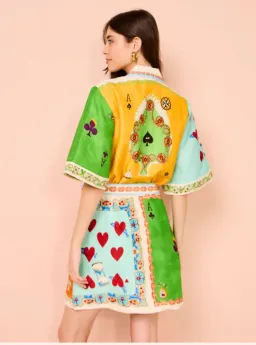 Alemais Rummy Mini Dress In Multi Size 16 for rent on The Volte - image 3