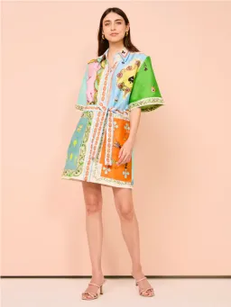 Alemais Rummy Mini Dress In Multi Size 16 for rent on The Volte - image 1