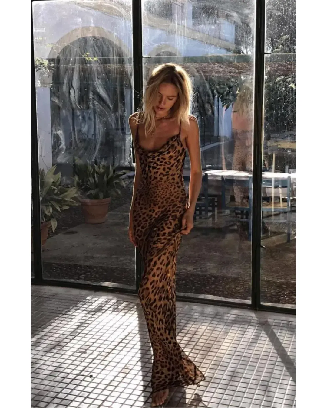 Rat & Boa Valentina Dress Leopard Print Size Small / AU 8 for rent on The Volte - main image