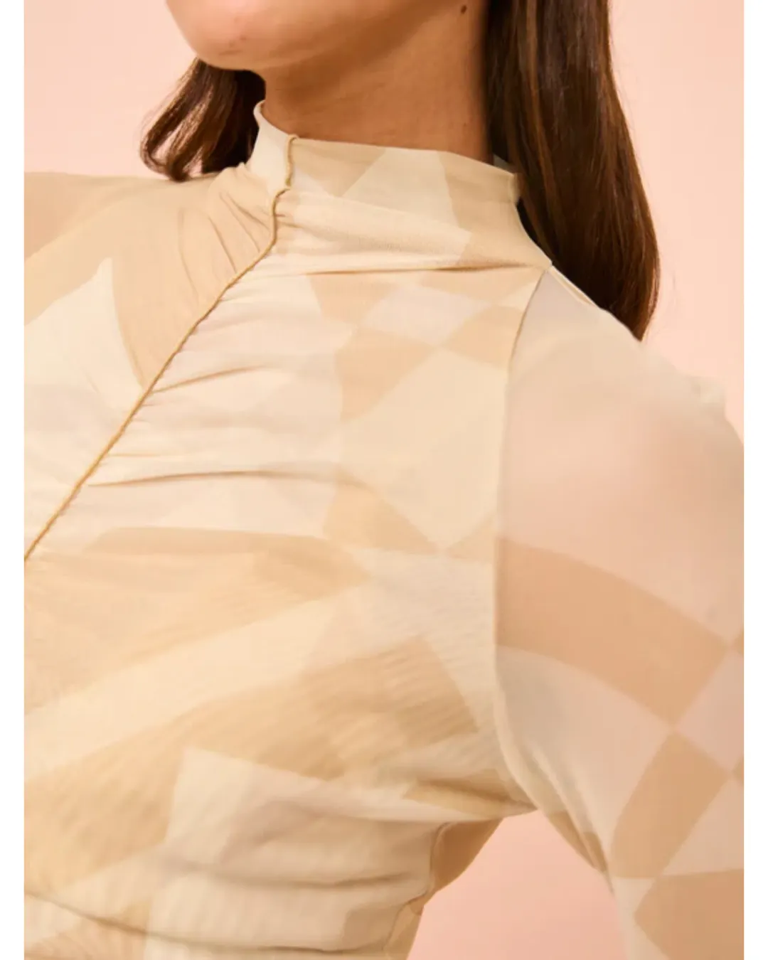 Camilla and Marc Esra Dress in Escra Print Size AU 6 for rent on The Volte - main image