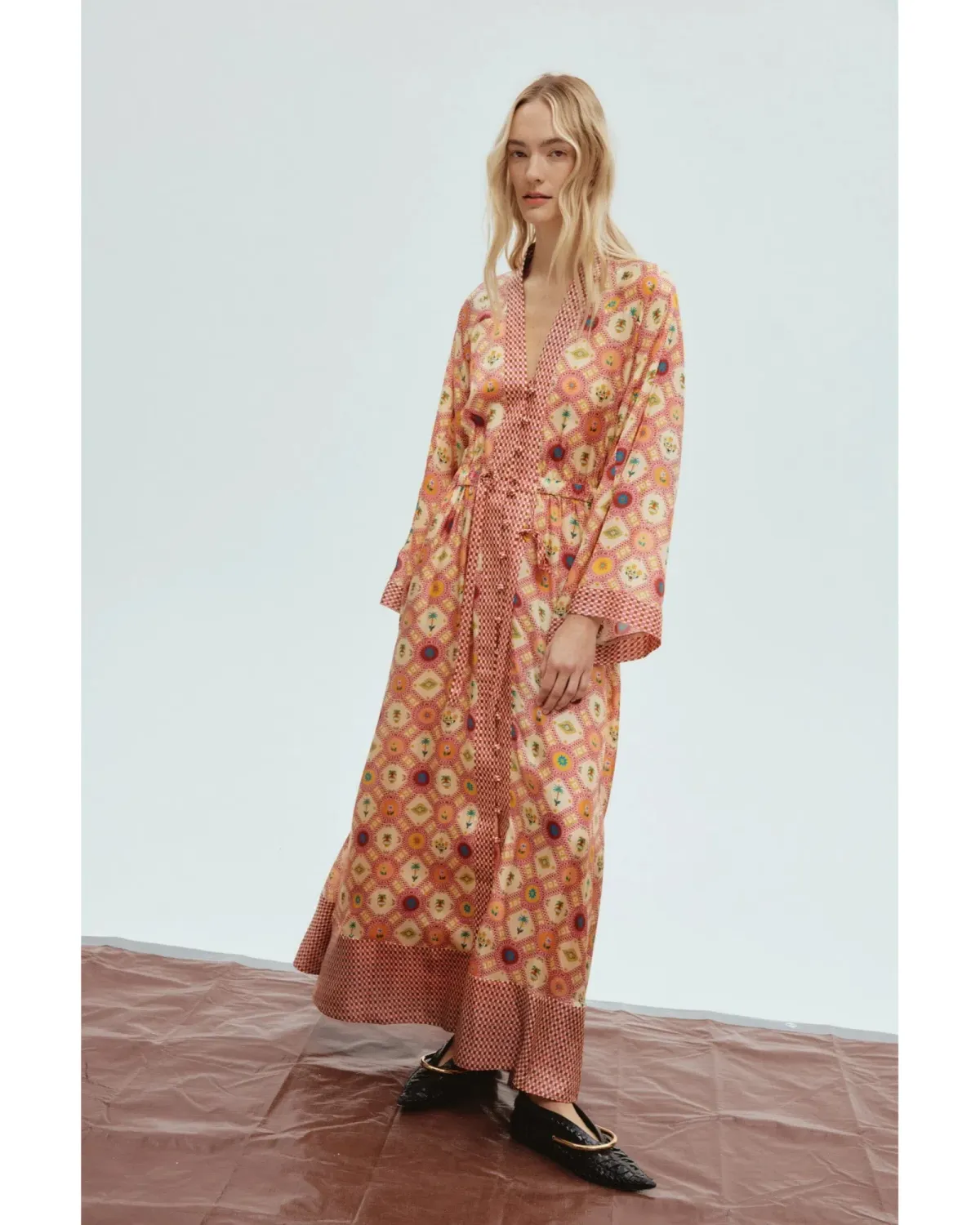 Alemais The Omen Shirtdress Print Size AU 8 for rent on The Volte - main image