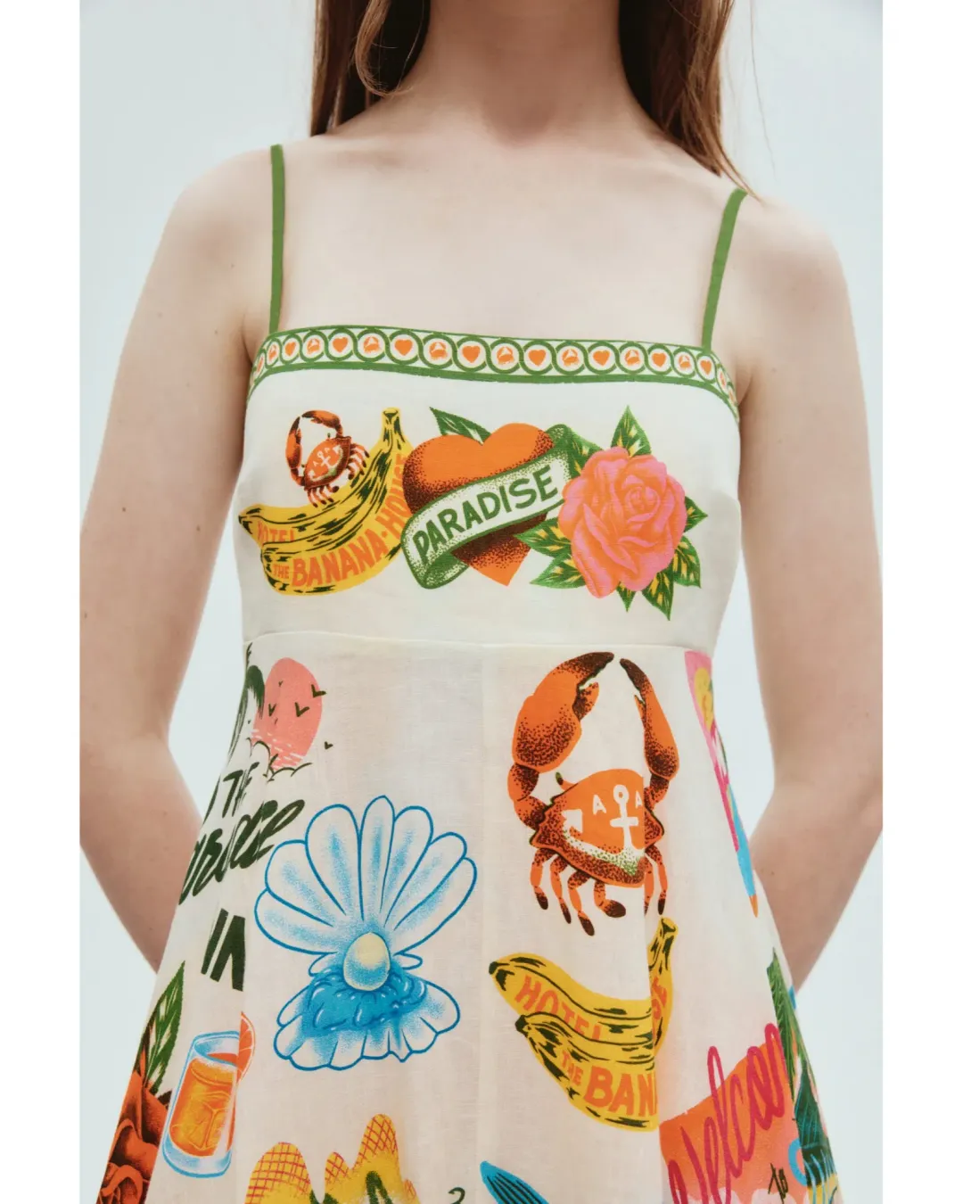 Alemais Paradiso Sundress Print Size AU 8 for rent on The Volte - main image