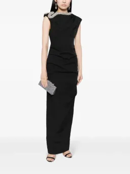 Rachel Gilbert Farley Gown Black Size 2 / AU 10 for rent on The Volte - image 4