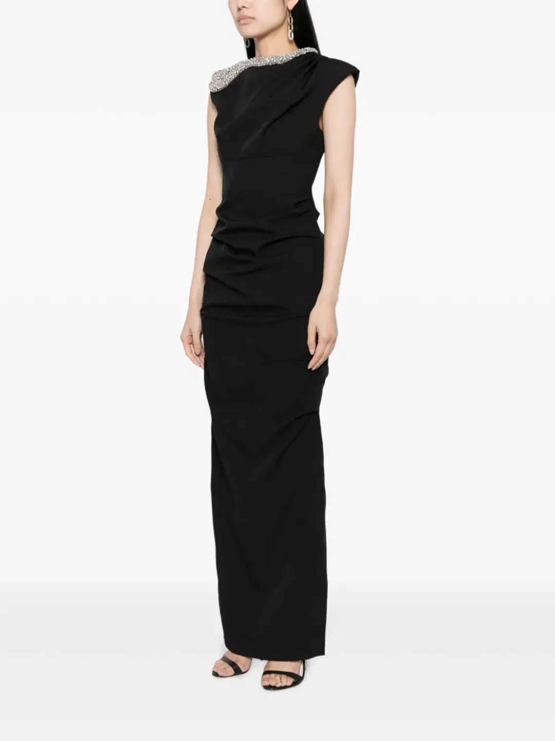 Rachel Gilbert Farley Gown Black Size 2 / AU 10 for rent on The Volte - main image
