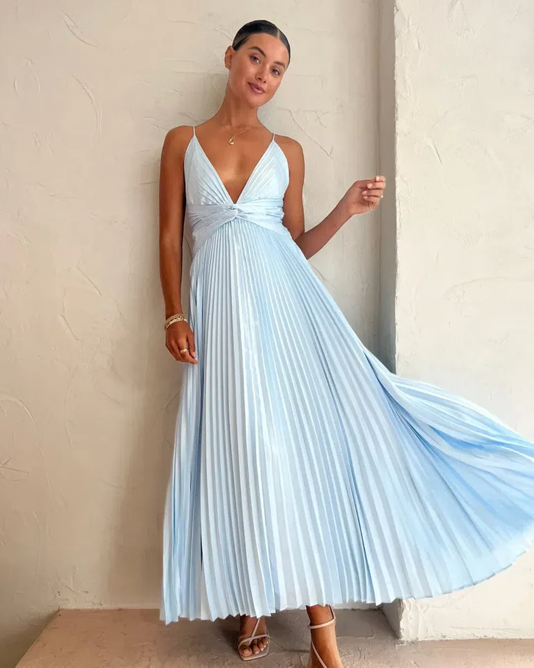 Issy Orla Dress in Blue Size 6  for rent on The Volte - main image