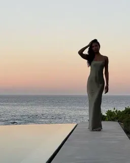 Bec & Bridge The Dreamer Tie Maxi Dress Green Size 6 for rent on The Volte - image 1
