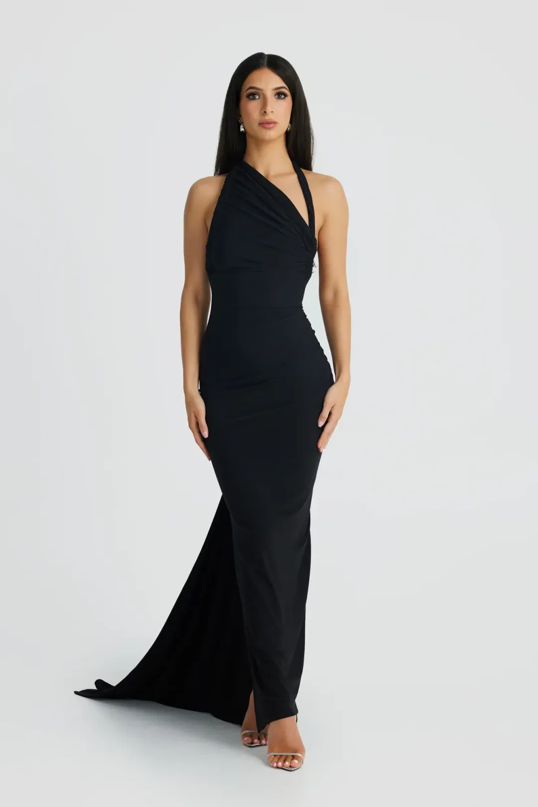 Melani the Label Ivana Multi Way Gown Black Size 8 for rent on The Volte - main image