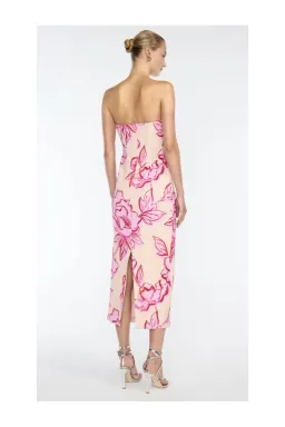 Manning Cartell Artistic Spirit Strapless Midi Dress Pink Size 4 for rent on The Volte - image 2