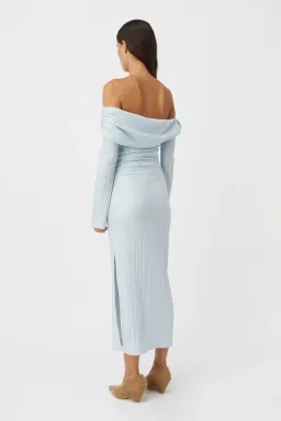 Camilla and Marc Shaw Midi Dress in Sky Blue Size 6 for rent on The Volte - image 4