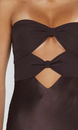 Bec & Bridge Halle Strapless Dress Chocolate Size 10 for rent on The Volte - image 6