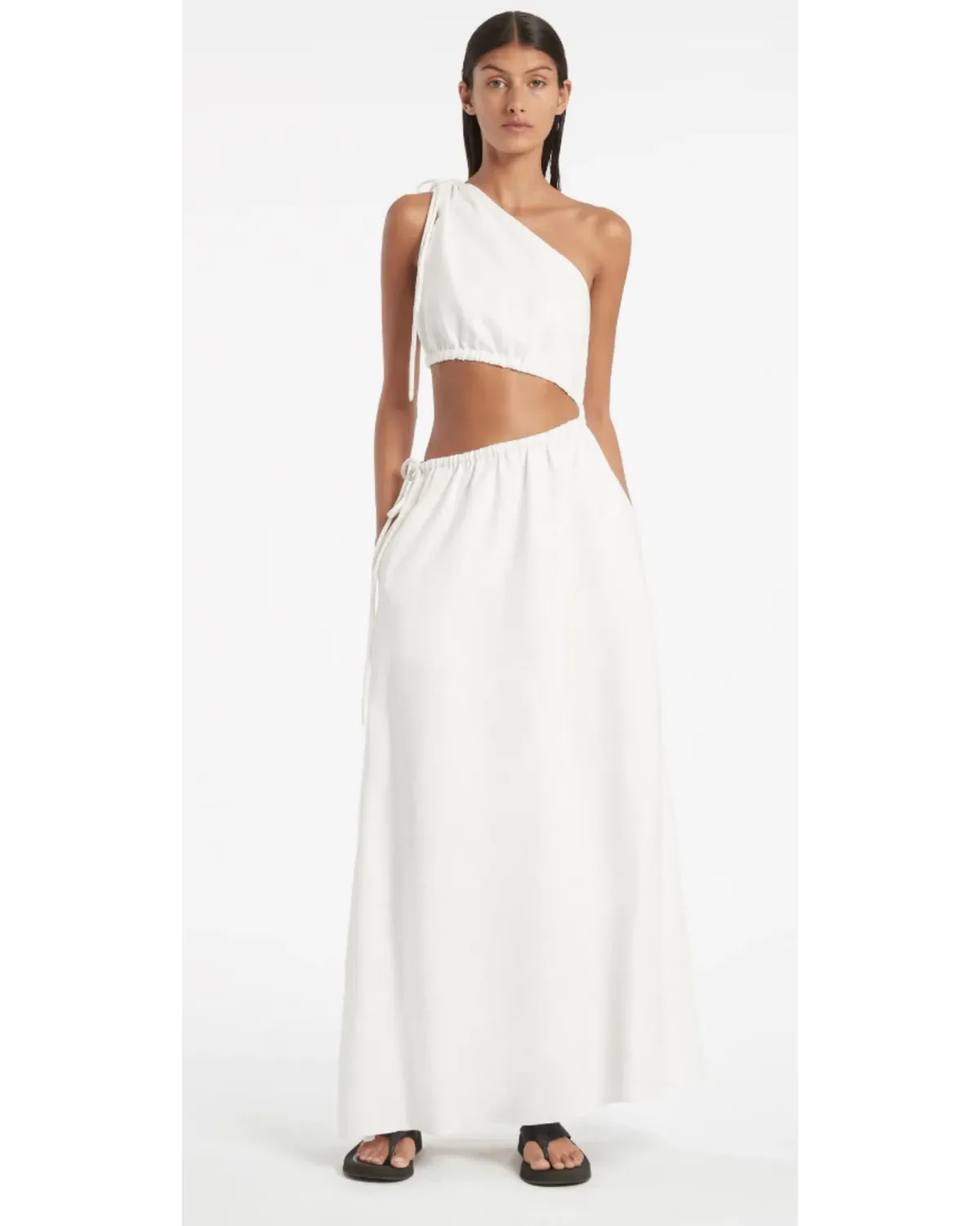 Sir The Label Blanche Asymmetrical Gown White Size 3 / AU 12 for rent on The Volte - main image