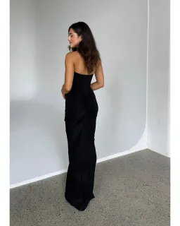Natalie Rolt Black Shontae Gown Black Size 1 / AU 8 for rent on The Volte - image 2