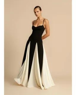 Arcina Ori Paloma Dress Black/White Size AU 8 for rent on The Volte - image 2