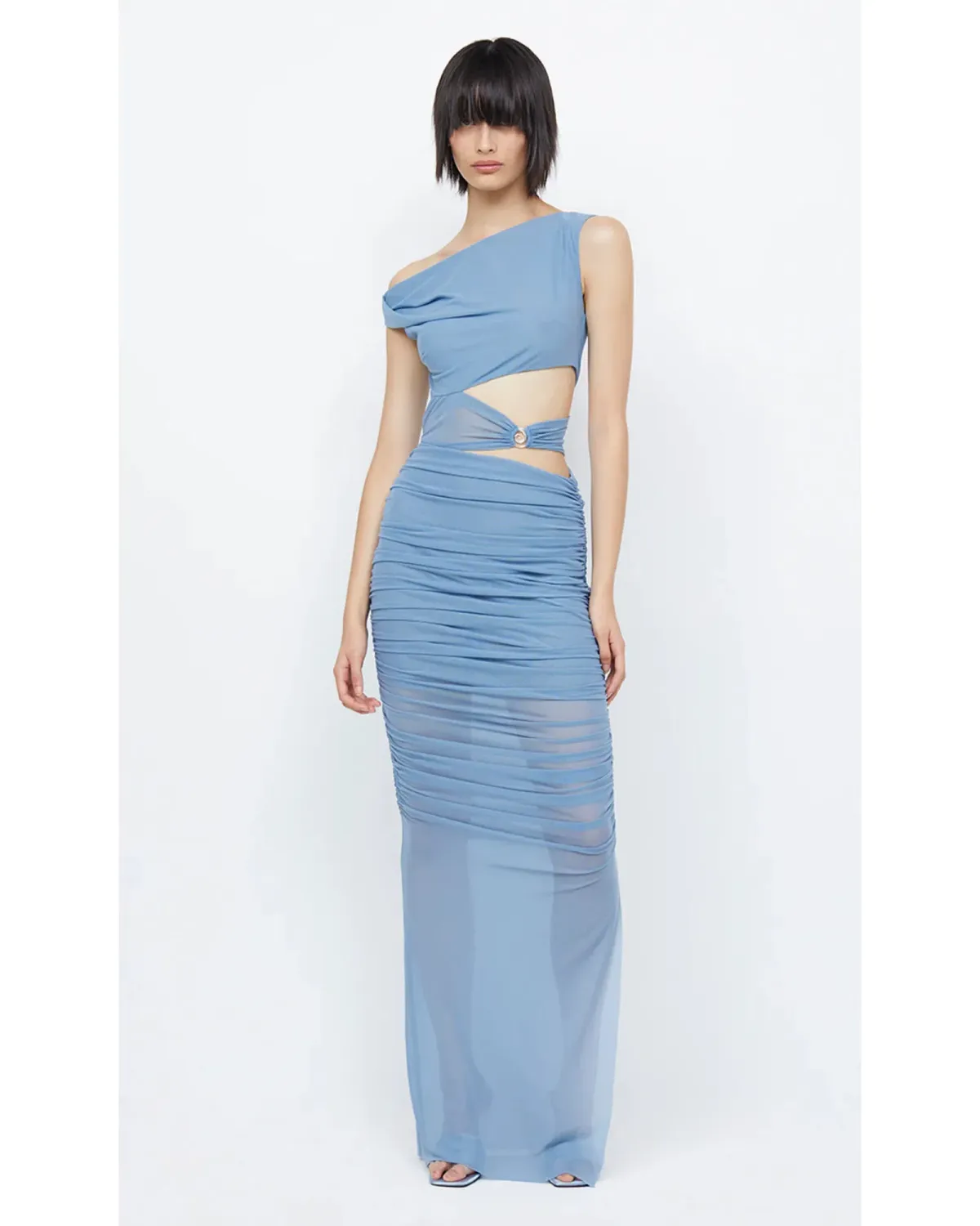 Bec and Bridge Whorl Asym Dress Meridian Blue Size AU 10 for rent on The Volte - main image