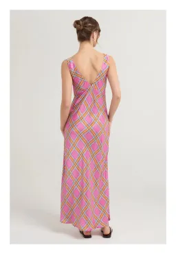 Steele Eadie Dress Pink Check Size 14 for rent on The Volte - image 3