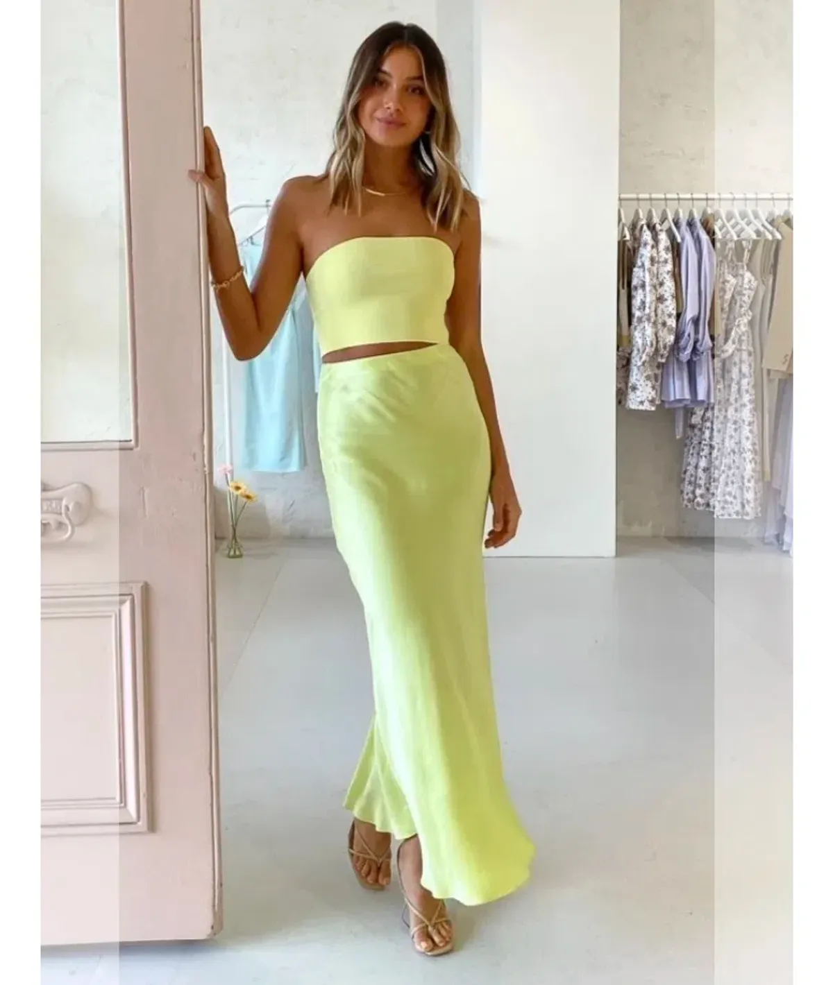 Bec & Bridge Citrus Sweetie Set Green Size 6 for rent on The Volte - main image