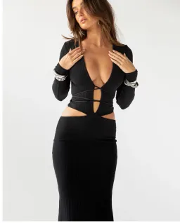 Arcina Ori Aston Dress Black Size 8  for rent on The Volte - image 3