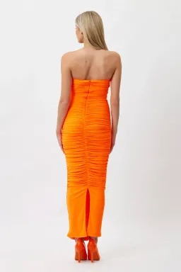 Bianca & Bridgett Tara Dress Orange Size 10 for rent on The Volte - image 3