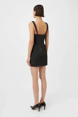 Camilla and Marc Malla Mini Dress Black Size 12 for rent on The Volte - image 2