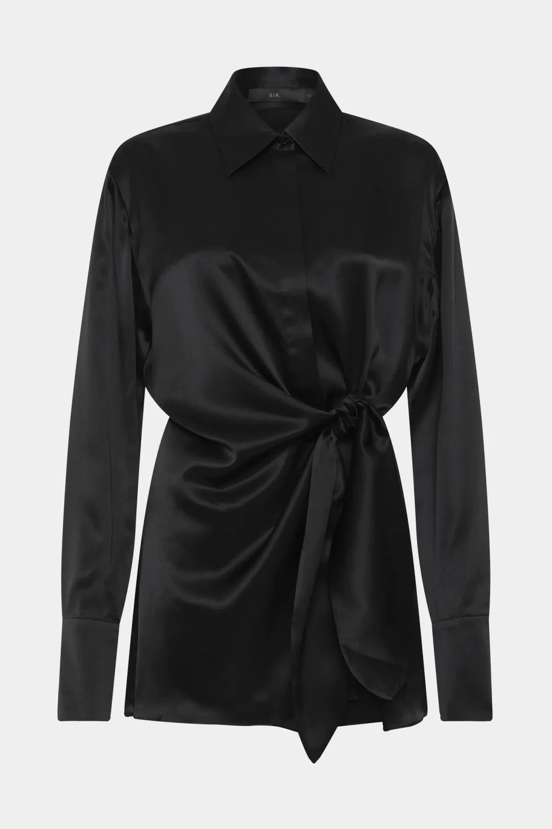 Sir the Label Sorrento Shirt Dress and Pant Set in Black Size AU 10 for rent on The Volte - main image
